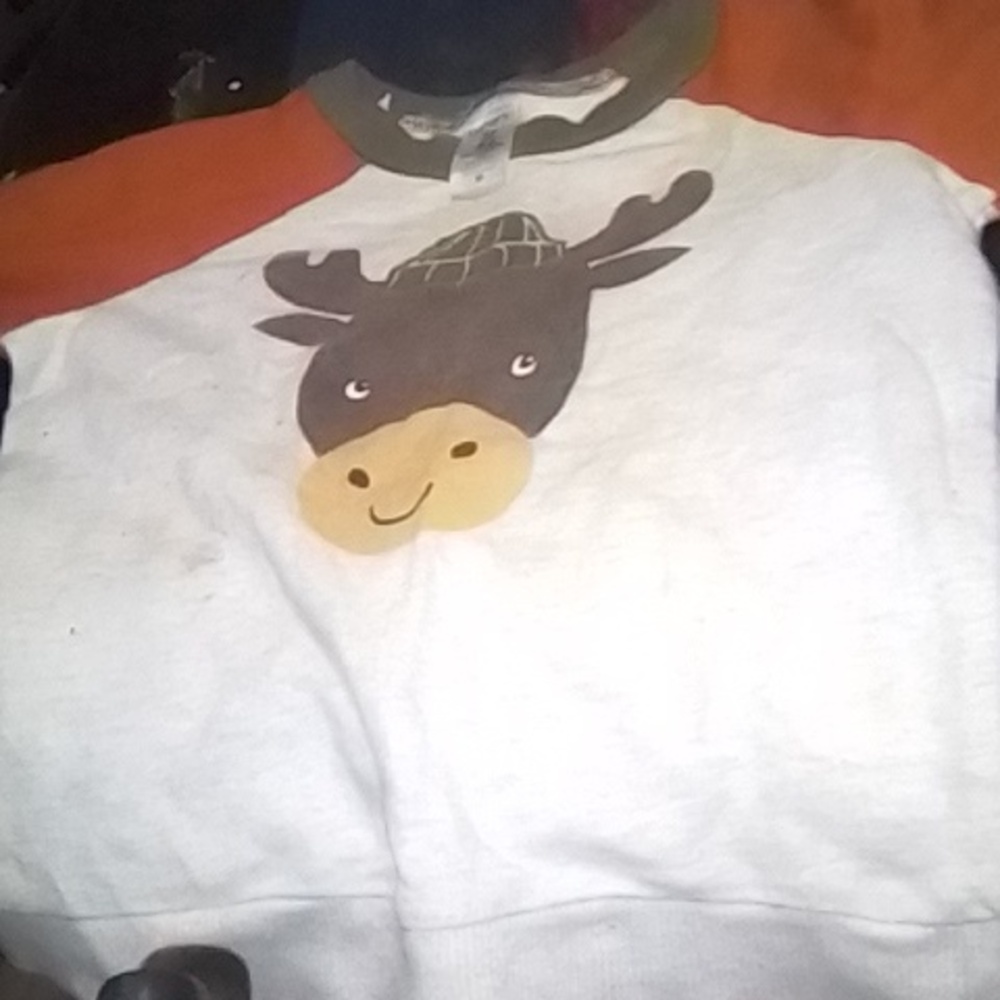 Carter's Moose Long Sleeve Sweater